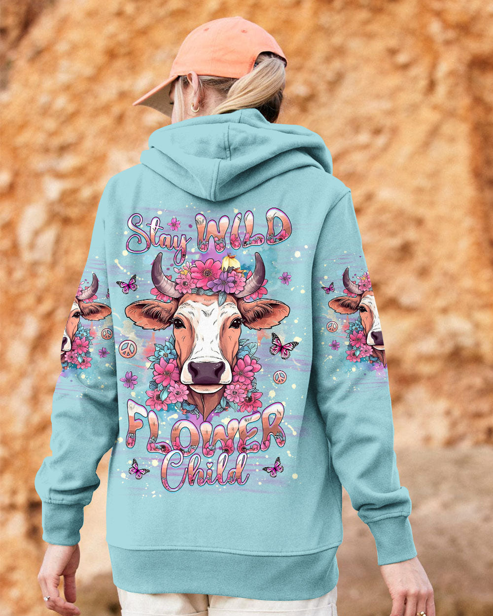STAY WILD FLOWER CHILD ALL OVER PRINT - YHHG0207253