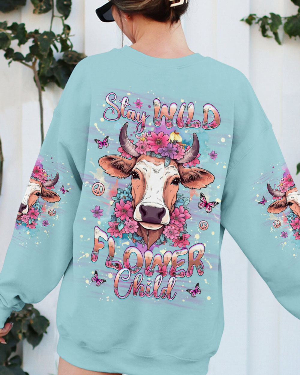 STAY WILD FLOWER CHILD ALL OVER PRINT - YHHG0207253