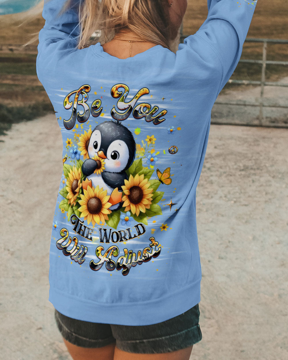 BE YOU THE WORLD WILL ADJUST ALL OVER PRINT - YHHG0310253