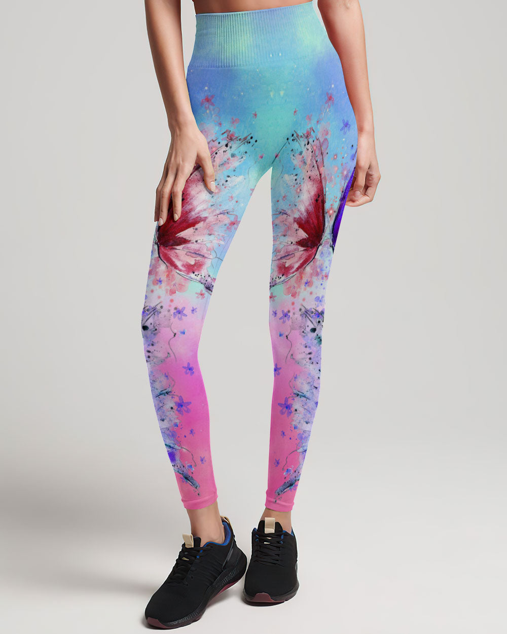I AM ENOUGH BUTTERLY ALL OVER PRINT - YHHG0408233