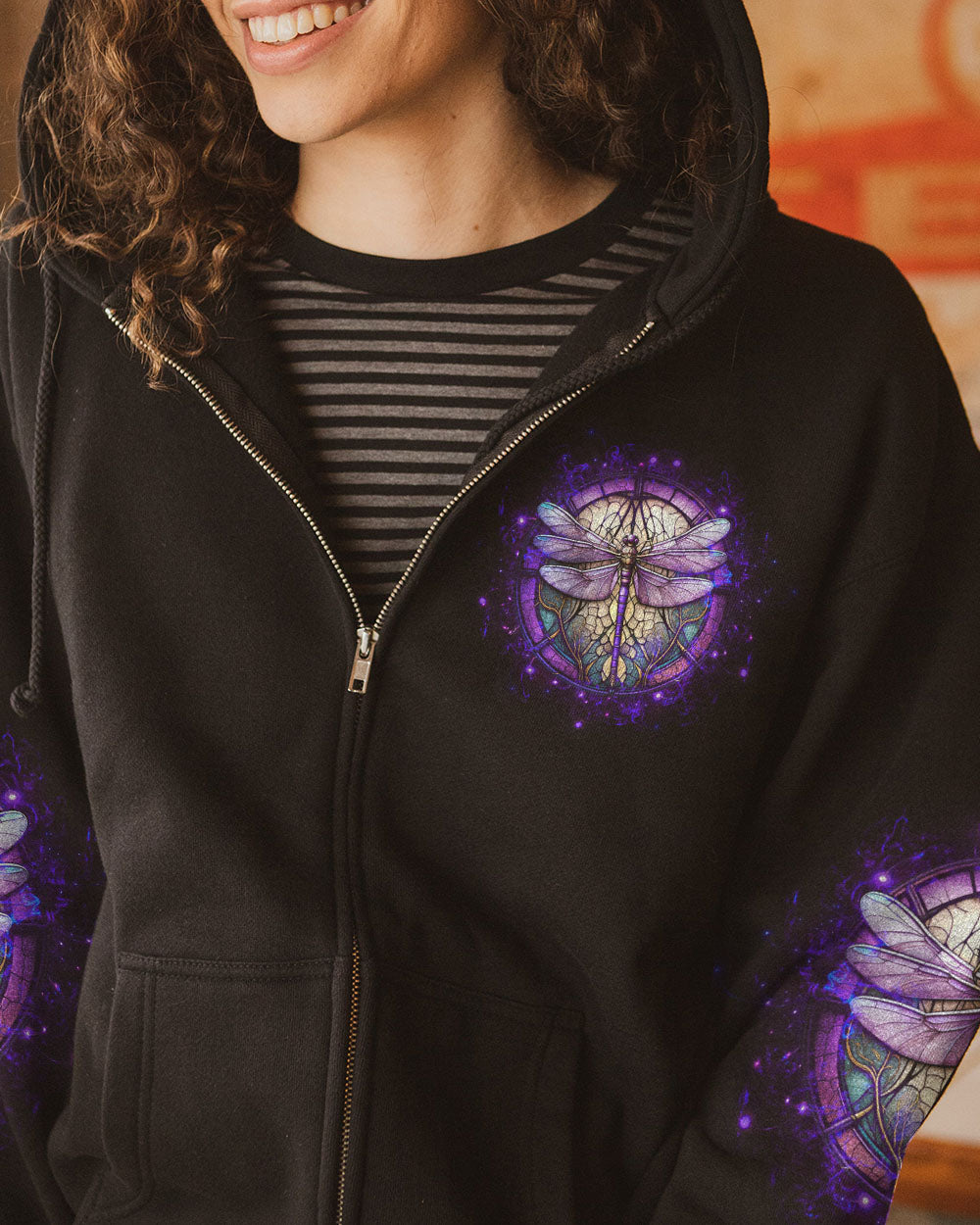 SHE AND THE MOON DRAGONFLY ALL OVER PRINT - YHHG0506232
