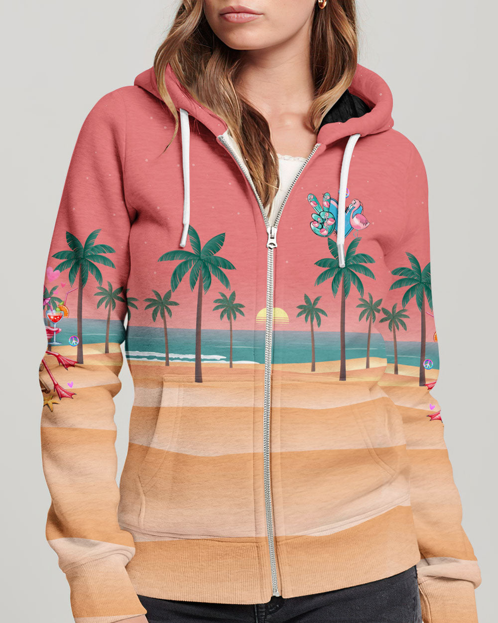 MAKE TODAY FLAMAZING FLAMINGO ALL OVER PRINT - YHHG0606242