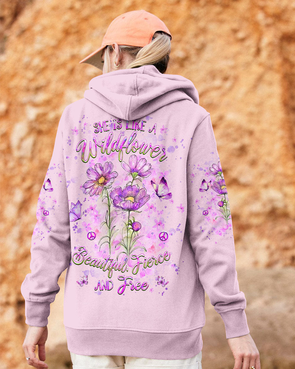 SHE IS LIKE A WILDFLOWER ALL OVER PRINT - YHHG0611242