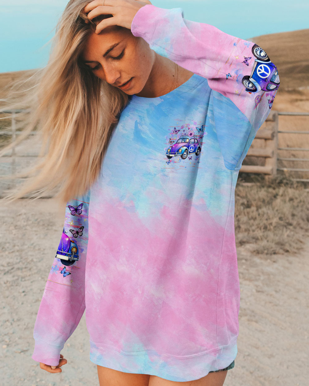 RUNNING AGAINST THE WIND TIE DYE ALL OVER PRINT - YHHG0701251