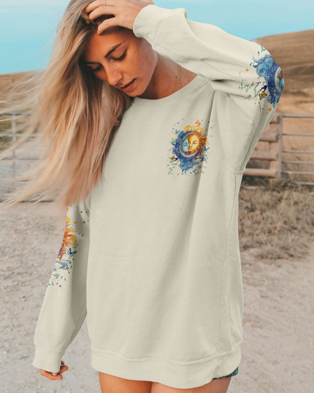 CHILL WITH THE MOON RISE WITH THE SUN ALL OVER PRINT - YHHG0907251