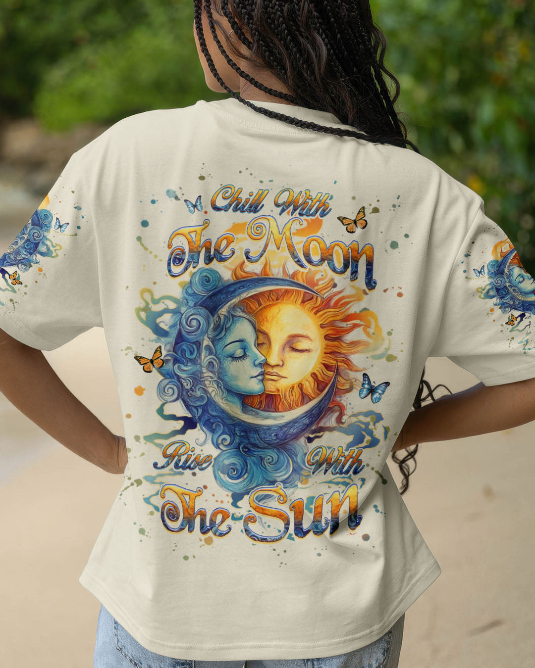 CHILL WITH THE MOON RISE WITH THE SUN ALL OVER PRINT - YHHG0907251