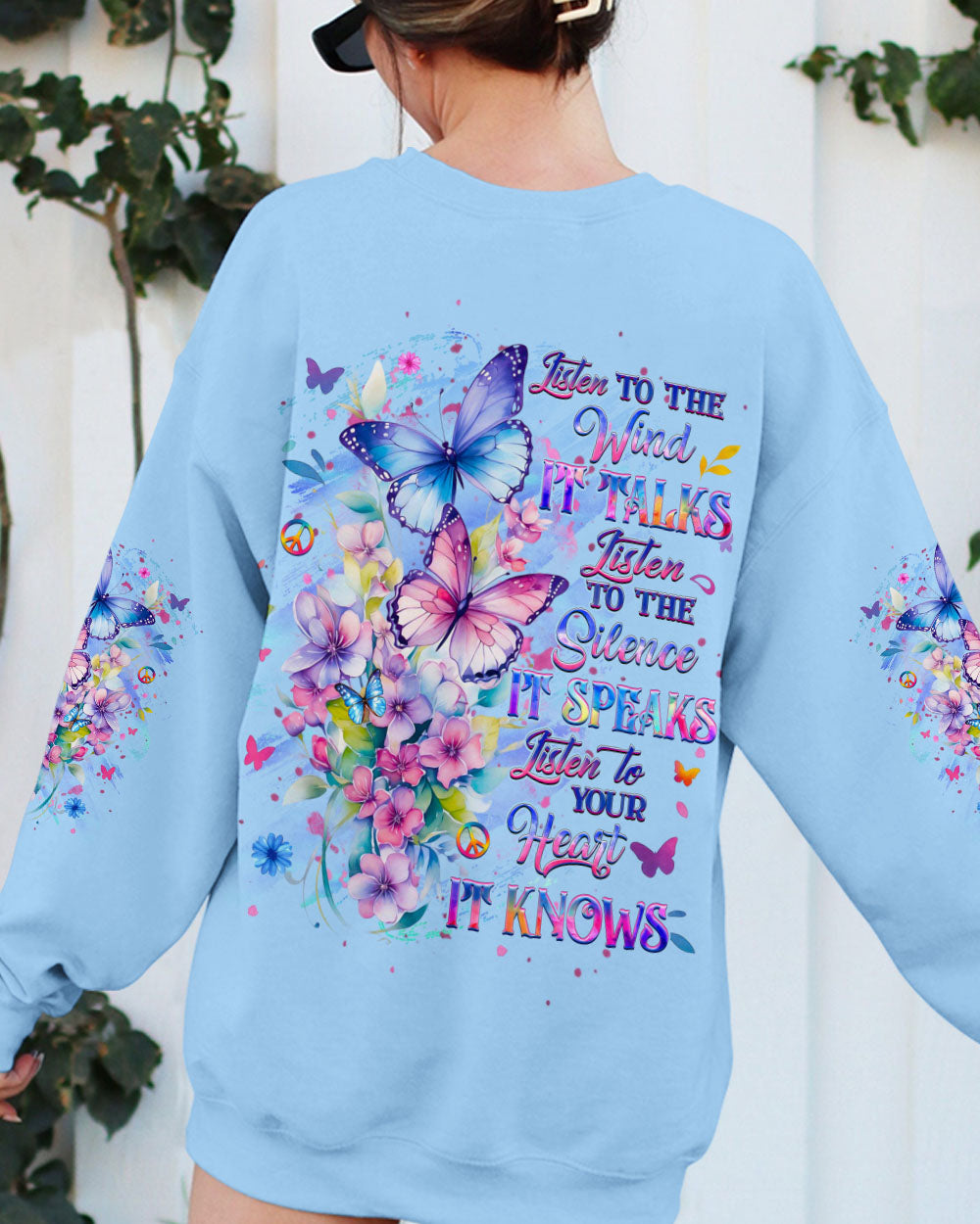 LISTEN TO THE WIND BUTTERLY ALL OVER PRINT - YHHG0909253
