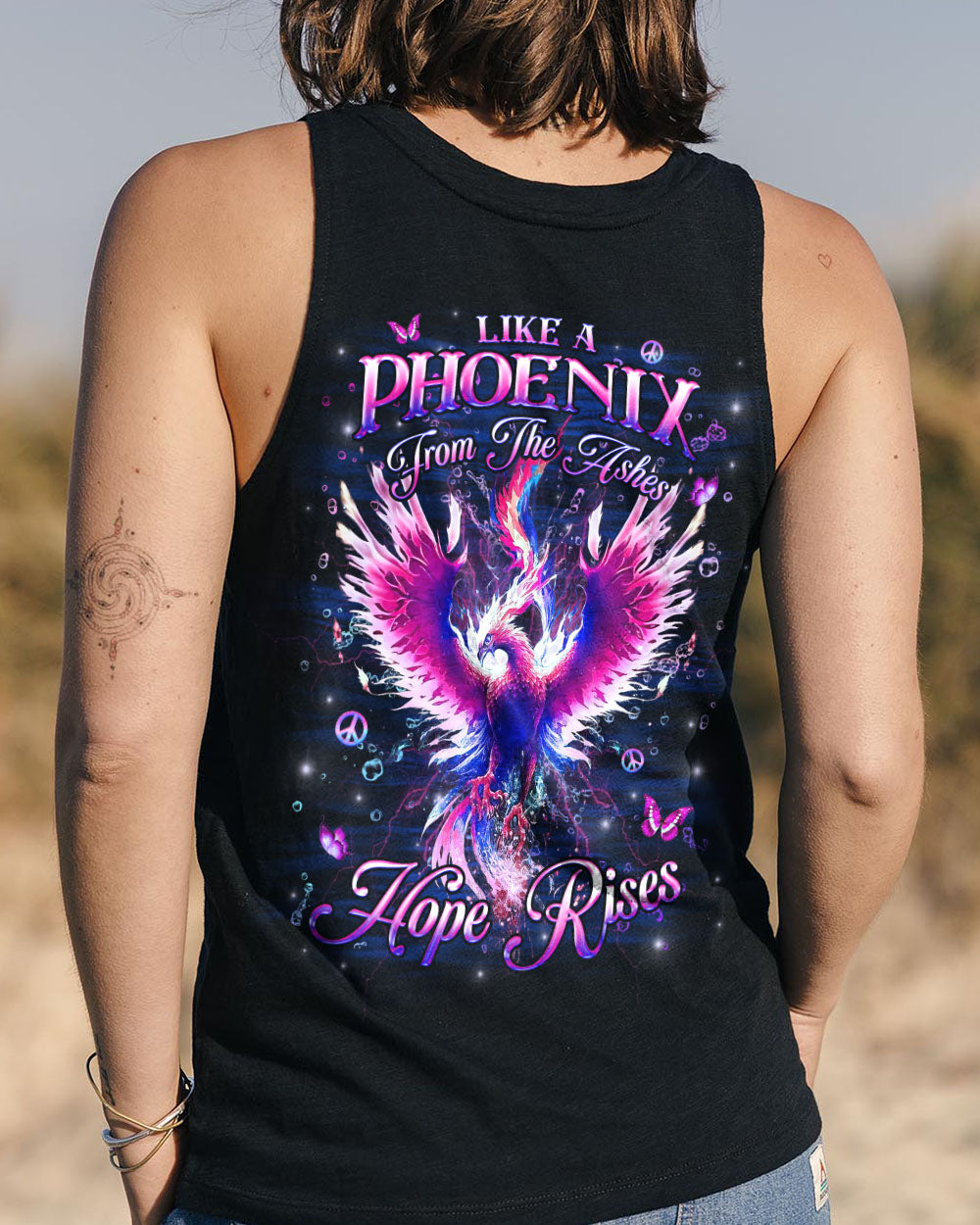 LIKE A PHOENIX HOPE RISES ALL OVER PRINT - YHHG1005243