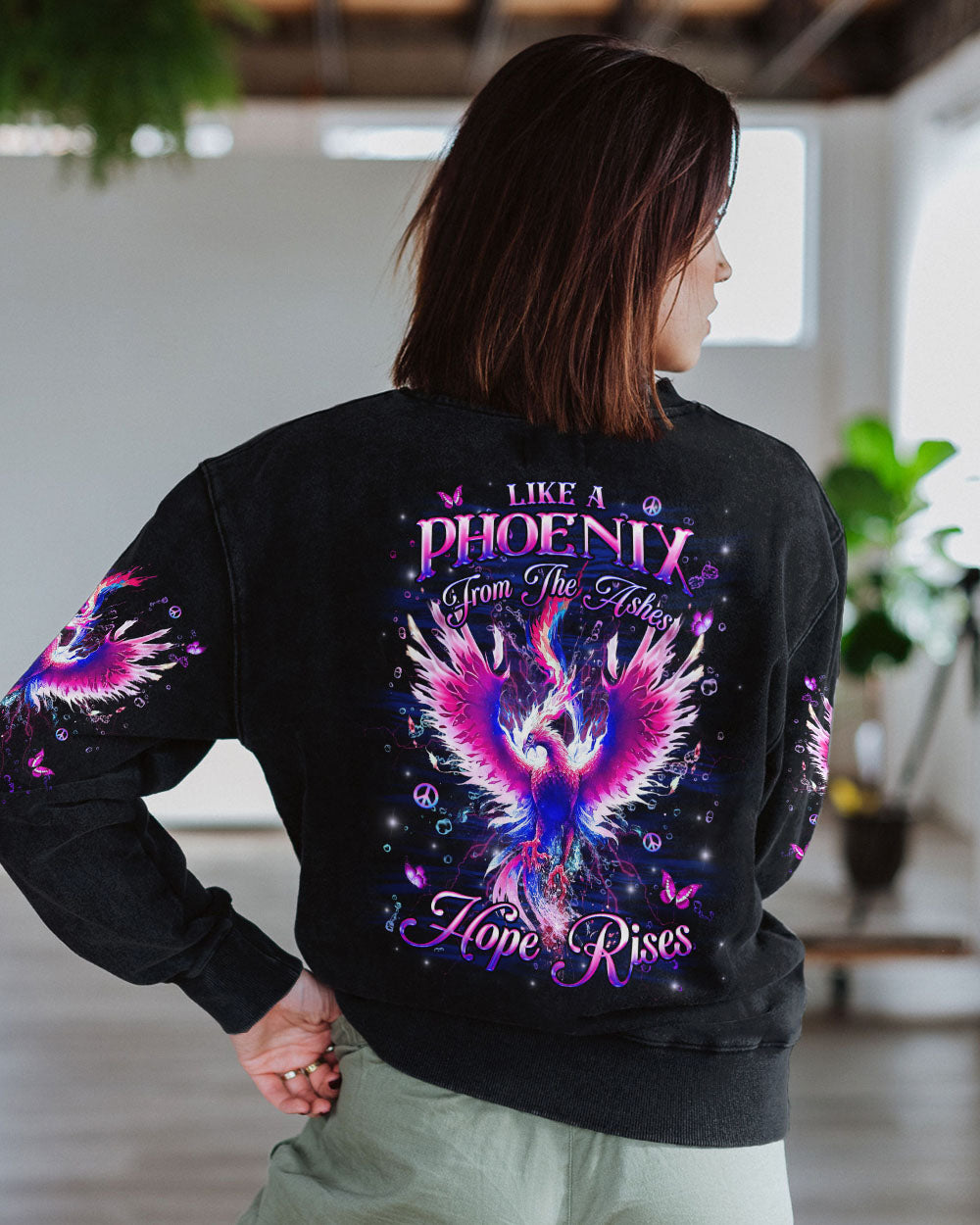 LIKE A PHOENIX HOPE RISES ALL OVER PRINT - YHHG1005243