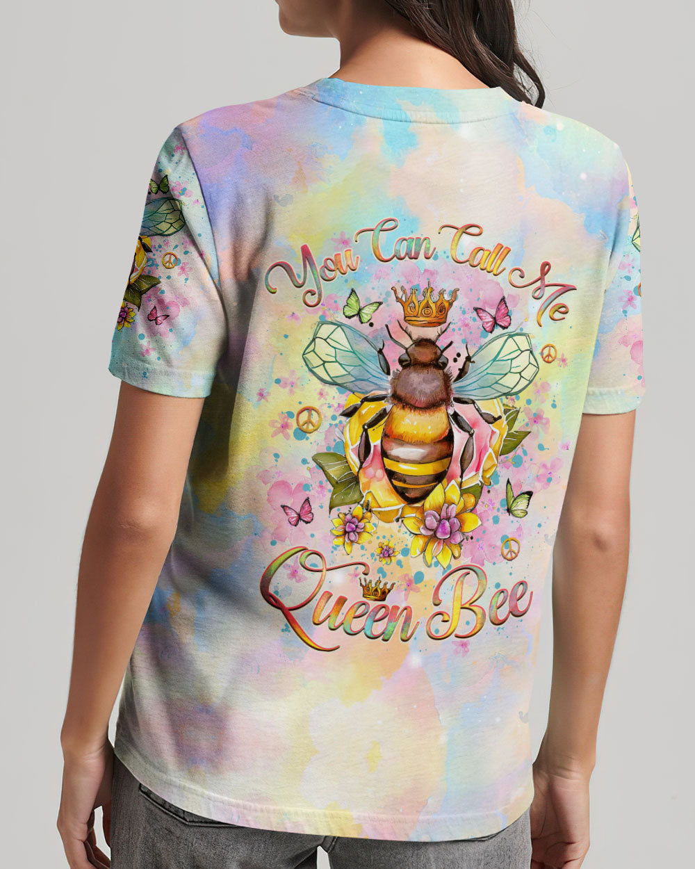 YOU CAN CALL ME QUEEN BEE ALL OVER PRINT - YHHG1104242