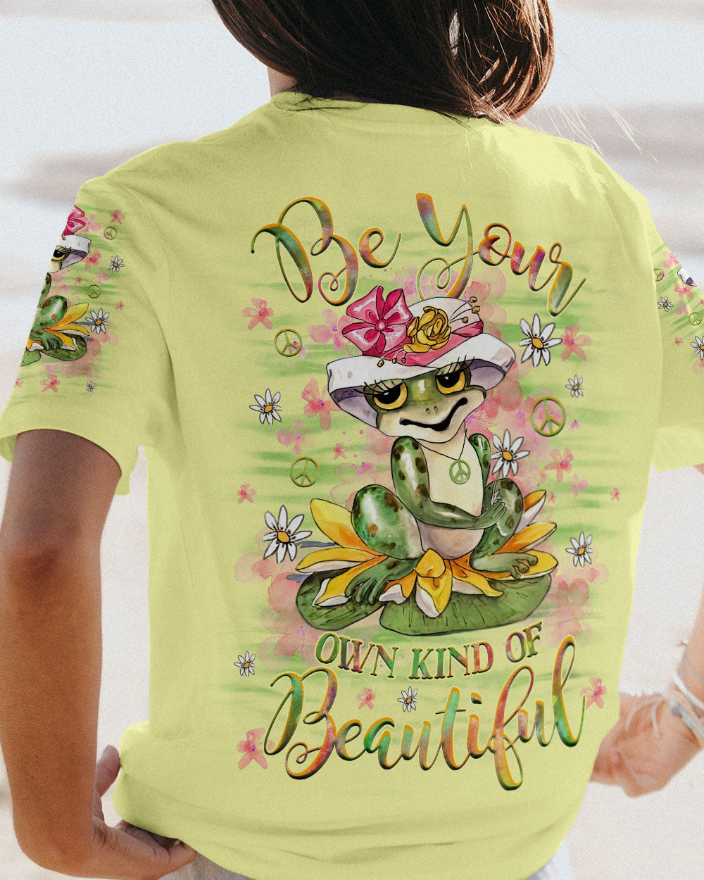 BE YOUR OWN KIND OF BEAUTIFUL FROG ALL OVER PRINT - YHHG1110233