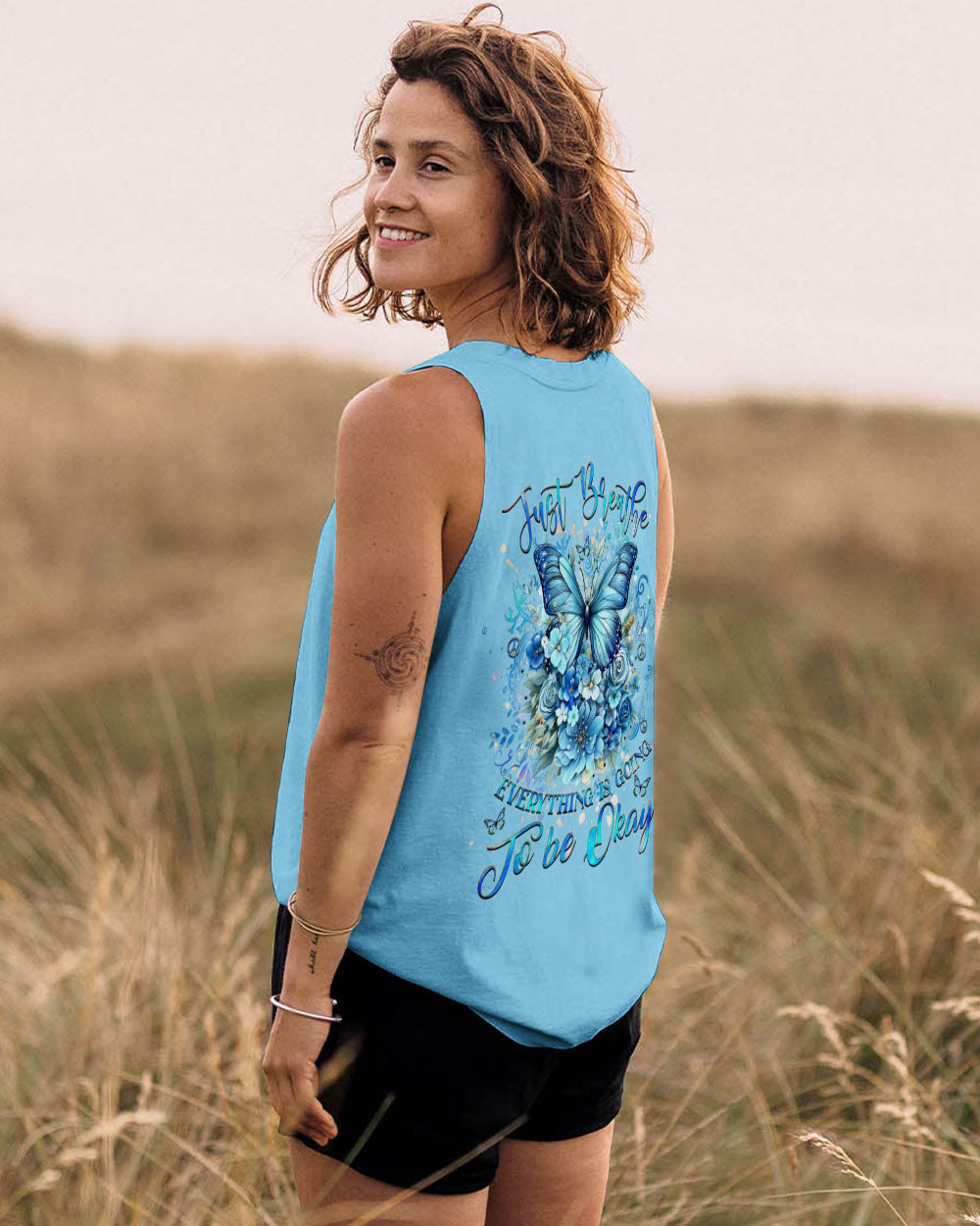 JUST BREATHE BUTTERFLY ALL OVER PRINT - YHHG1204242