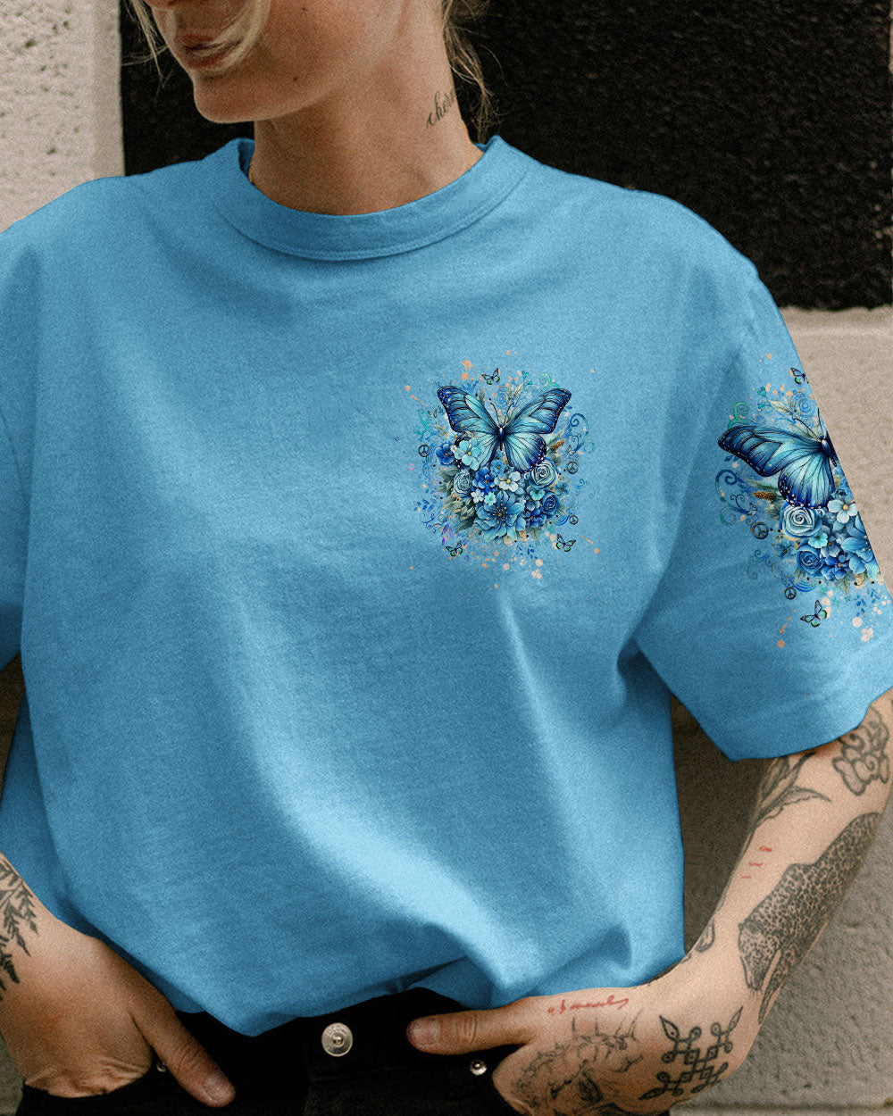 JUST BREATHE BUTTERFLY ALL OVER PRINT - YHHG1204242