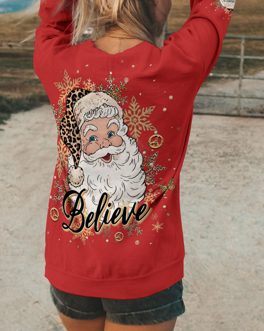 BELIEVE SANTA CLAUS CHRISTMAS ALL OVER PRINT - YHHG1311242