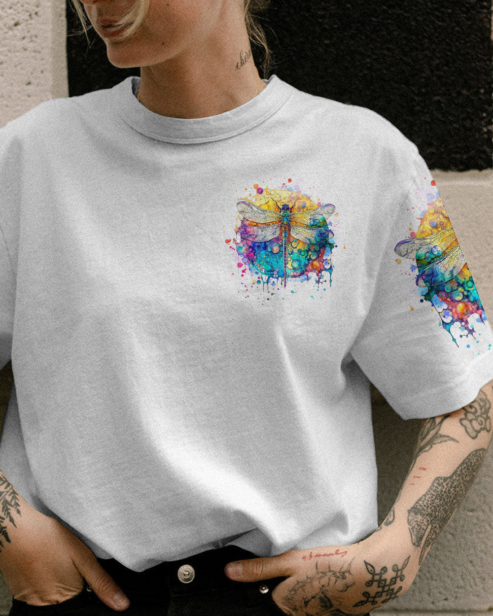 MAY YOU TOUCH DRAGONFLIES AND STARS ALL OVER PRINT - YHHG1406232