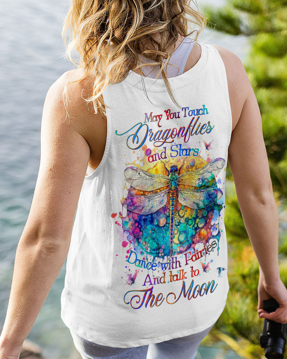MAY YOU TOUCH DRAGONFLIES AND STARS ALL OVER PRINT - YHHG1406232