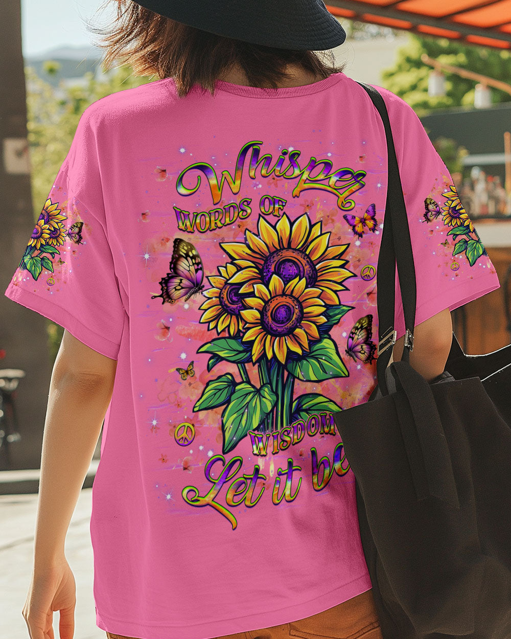 WHISPER WORDS OF WISDOM SUNFLOWER ALL OVER PRINT - YHHG1504251