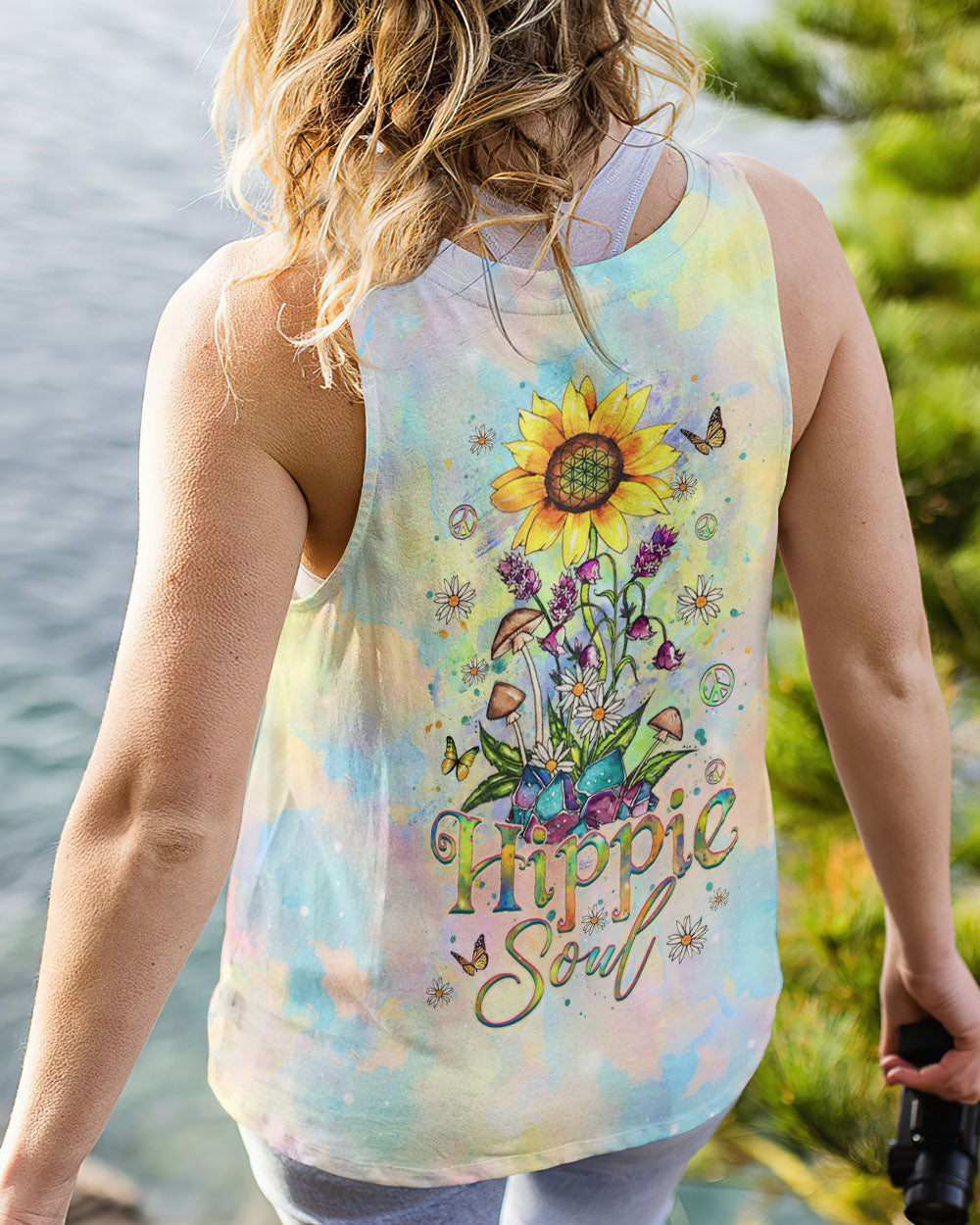 HIPPIE SOUL SUNFLOWER ALL OVER PRINT - YHHG1508233