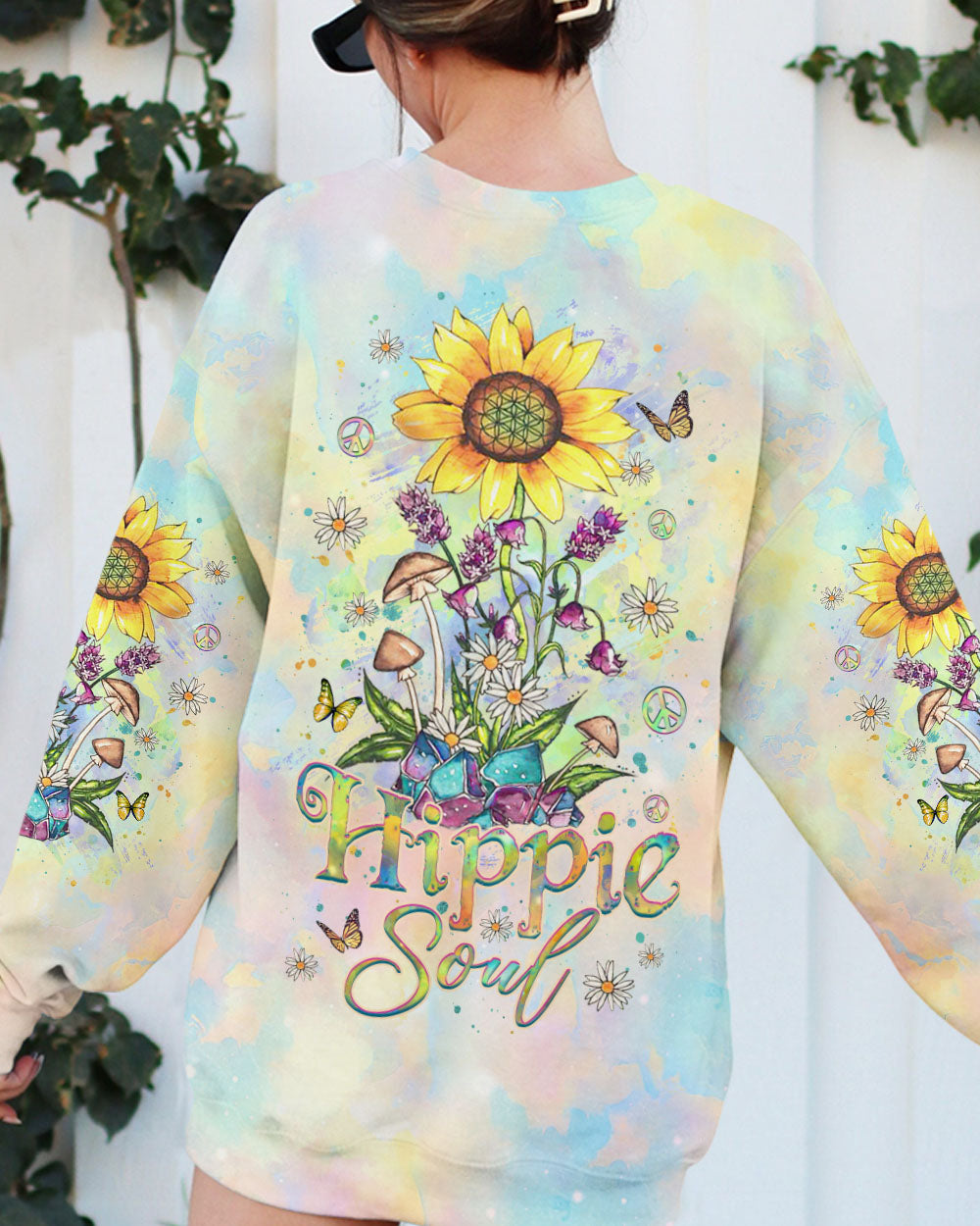 HIPPIE SOUL SUNFLOWER ALL OVER PRINT - YHHG1508233