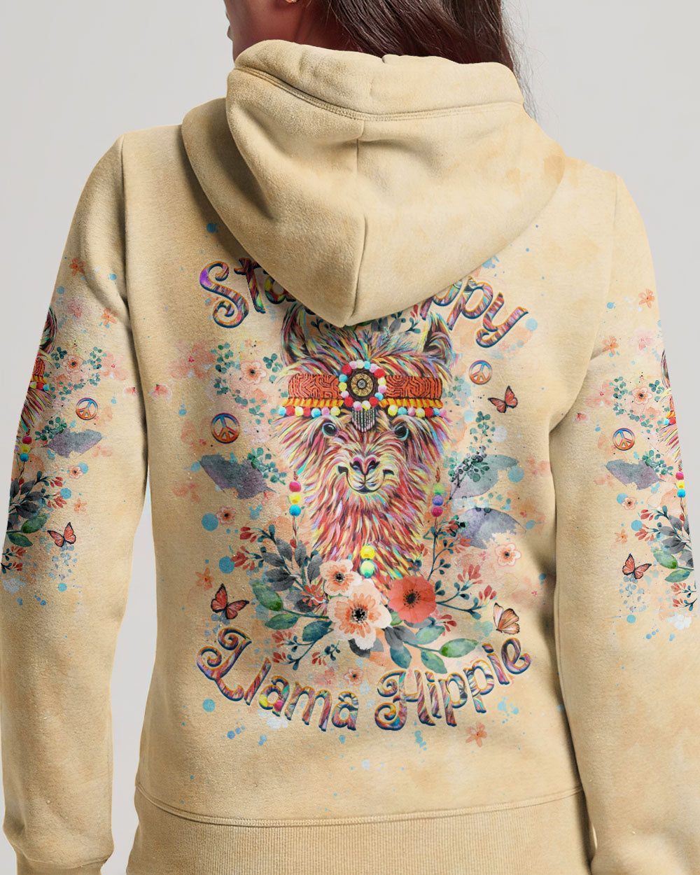 STAY TRIPPY LLAMA HIPPIE ALL OVER PRINT - YHHG1705242
