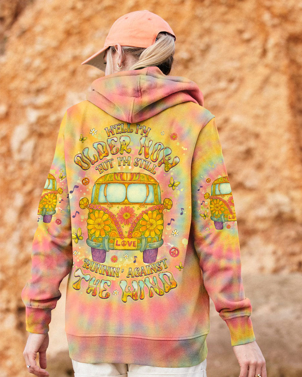 RUNNING AGAINST THE WIND TIE DYE ALL OVER PRINT - YHHG1706254
