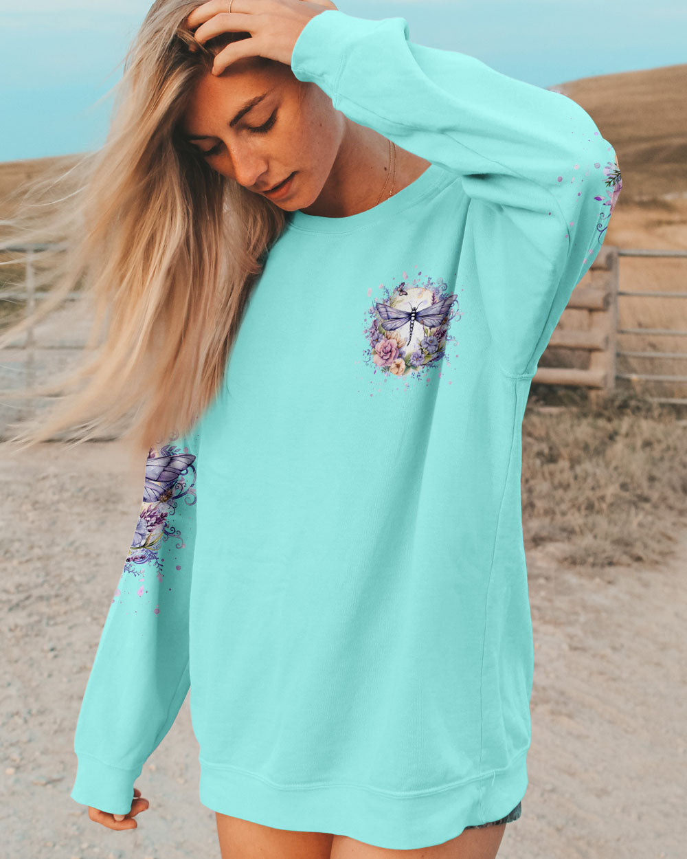 JUST BREATHE DRAGONFLY ALL OVER PRINT - YHHG1708231