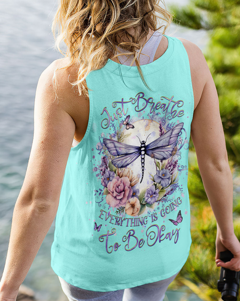 JUST BREATHE DRAGONFLY ALL OVER PRINT - YHHG1708231
