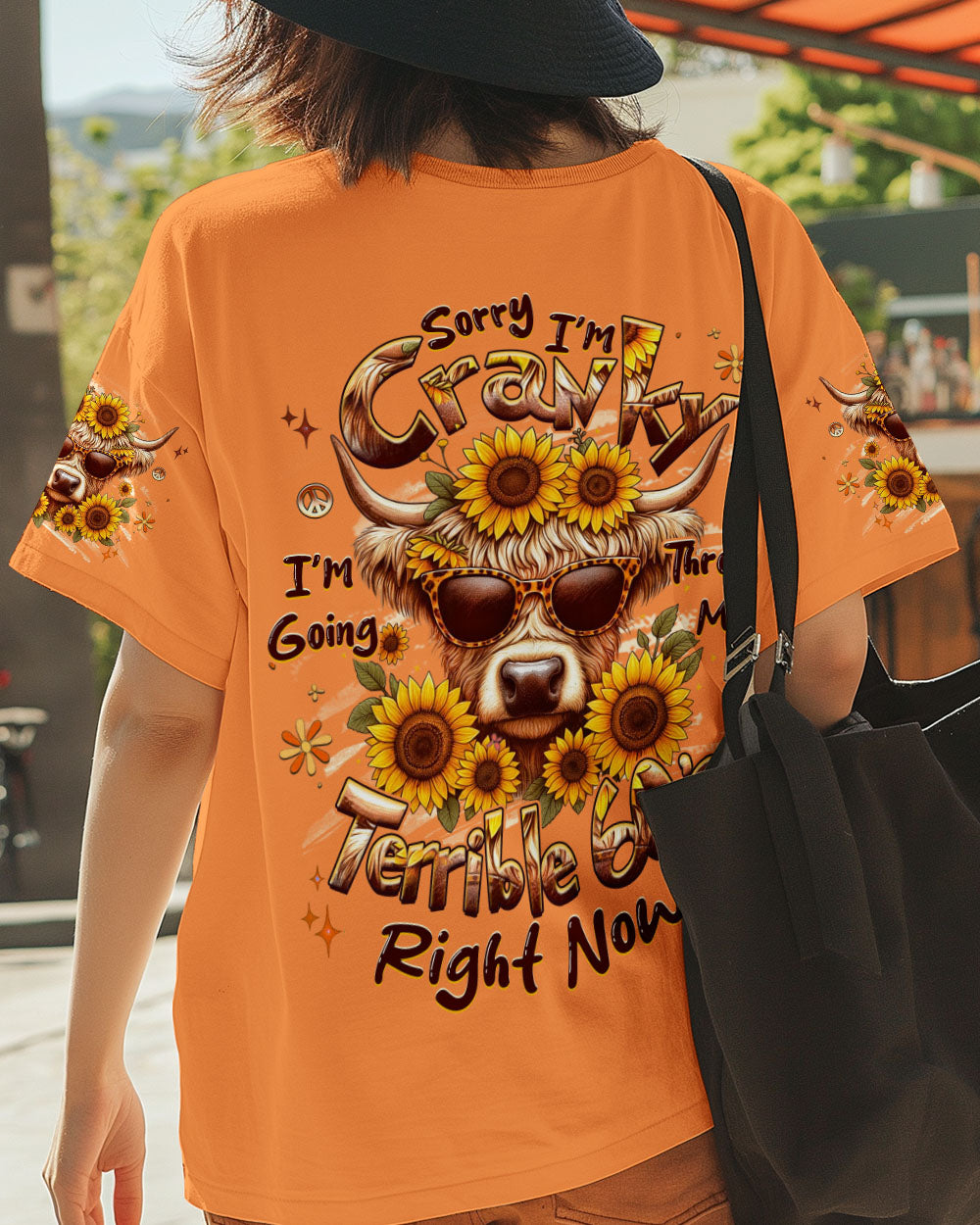 SORRY I'M CRANKY COW ALL OVER PRINT - YHHG1709251