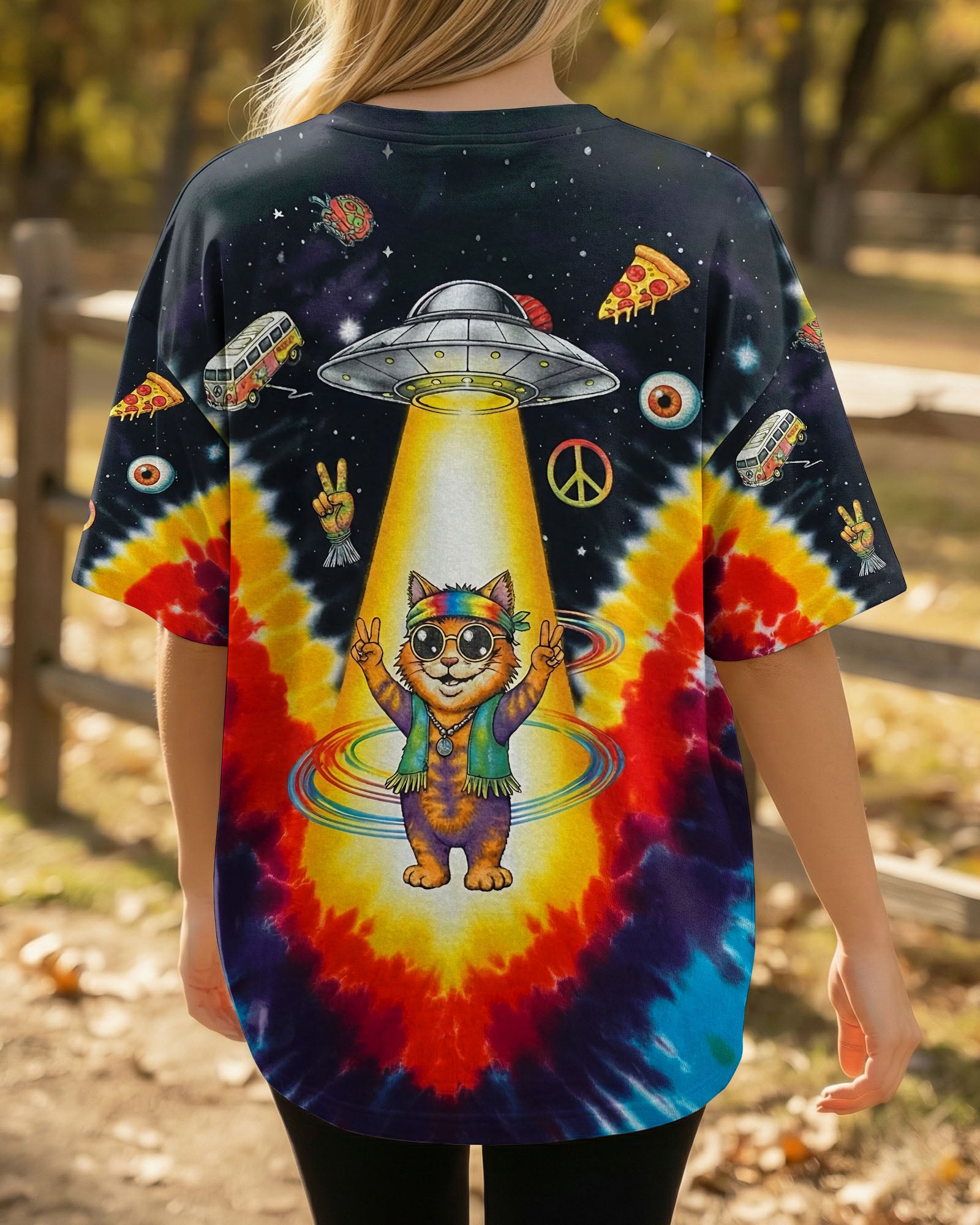 GALACTIC HIPPIE CAT ALL OVER PRINT - YHHG1901262