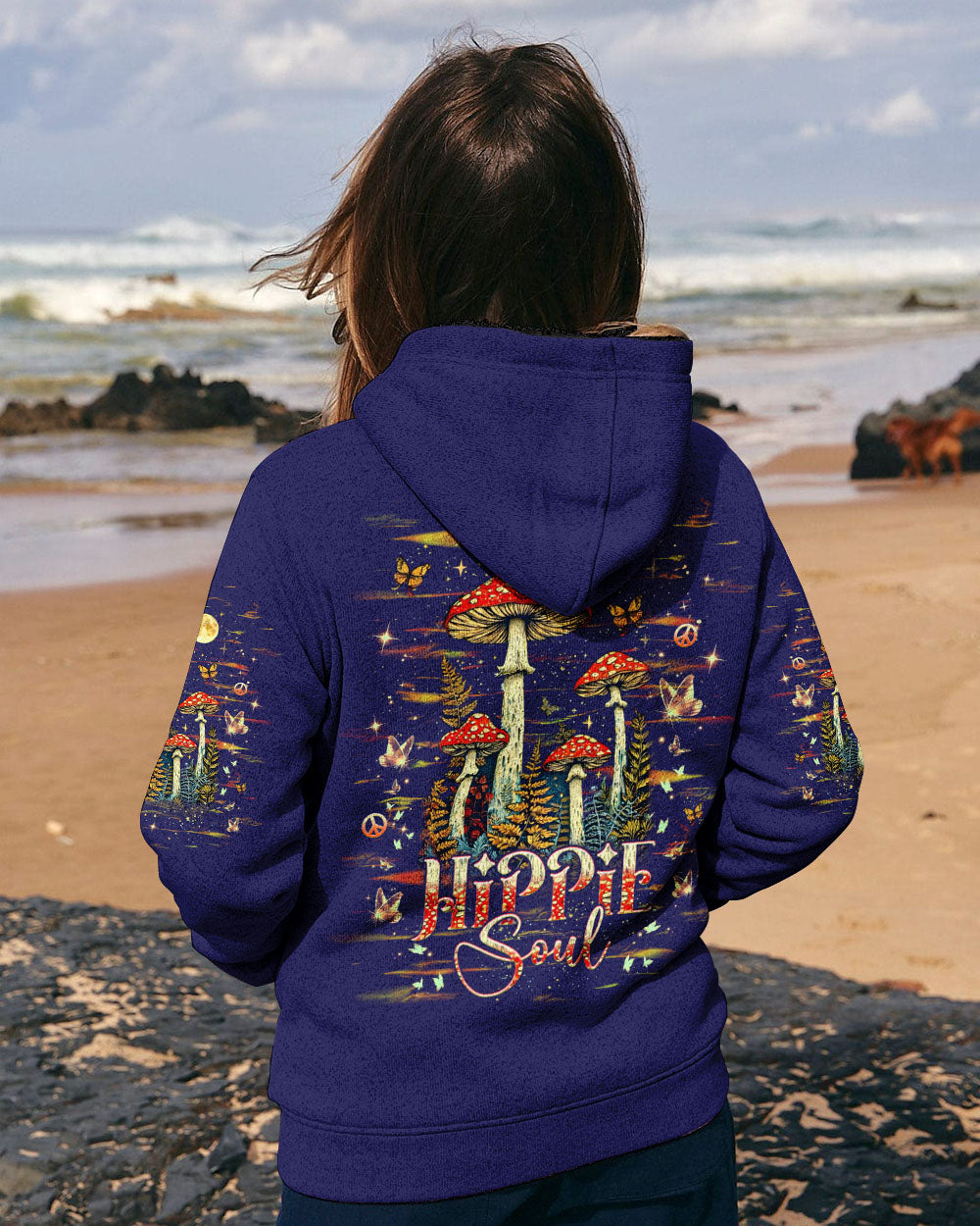 HIPPIE SOUL MUSHROOMS ALL OVER PRINT - YHHG1903253