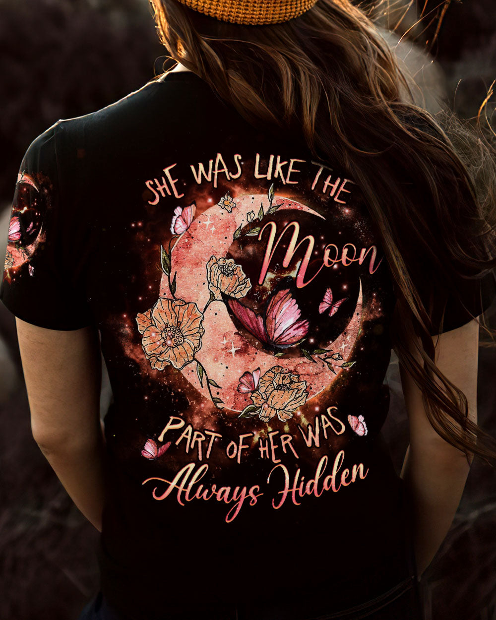 SHE WAS LIKE THE MOON ALL OVER PRINT - YHHG1906232