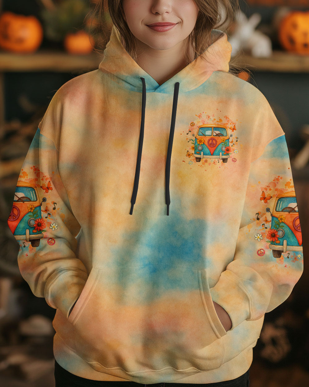 RUNNING AGAINST THE WIND TIE DYE ALL OVER PRINT - YHHG1906251