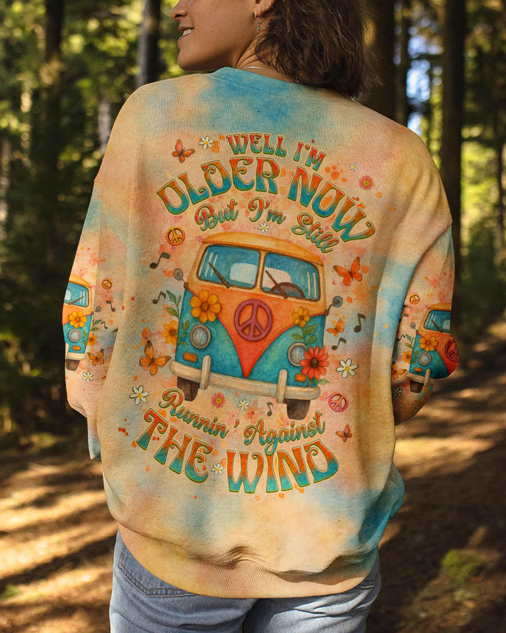 RUNNING AGAINST THE WIND TIE DYE ALL OVER PRINT - YHHG1906251