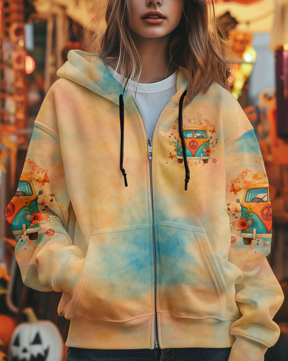 RUNNING AGAINST THE WIND TIE DYE ALL OVER PRINT - YHHG1906251