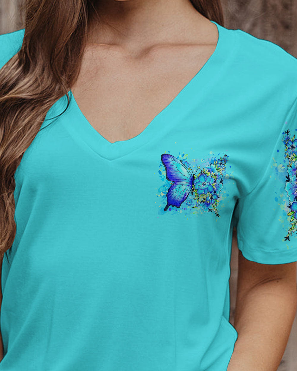 IF NOTHING EVER CHANGED BUTTERFLY ALL OVER PRINT - YHHG1907232