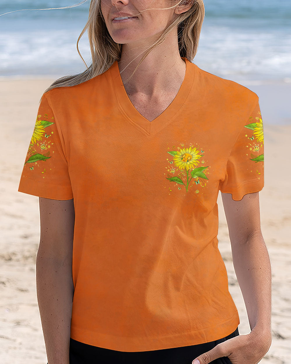 HIPPIE SOUL SUNFLOWER ALL OVER PRINT - YHHG1909244