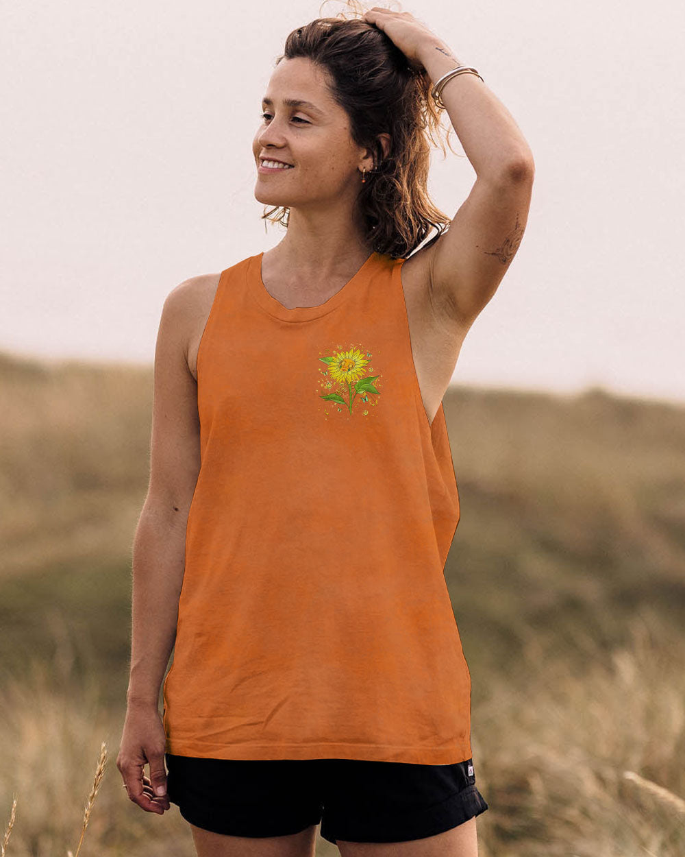 HIPPIE SOUL SUNFLOWER ALL OVER PRINT - YHHG1909244