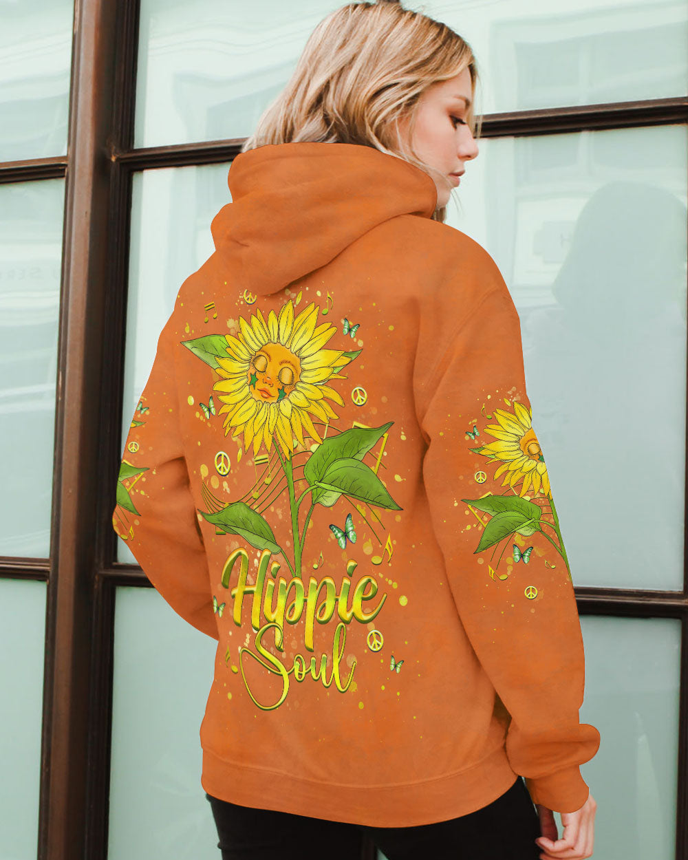 HIPPIE SOUL SUNFLOWER ALL OVER PRINT - YHHG1909244