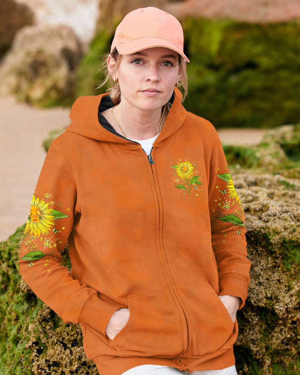 HIPPIE SOUL SUNFLOWER ALL OVER PRINT - YHHG1909244