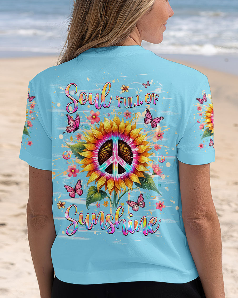 SOUL FULL OF SUNSHINE SUNFLOWER ALL OVER PRINT - YHHG1912243