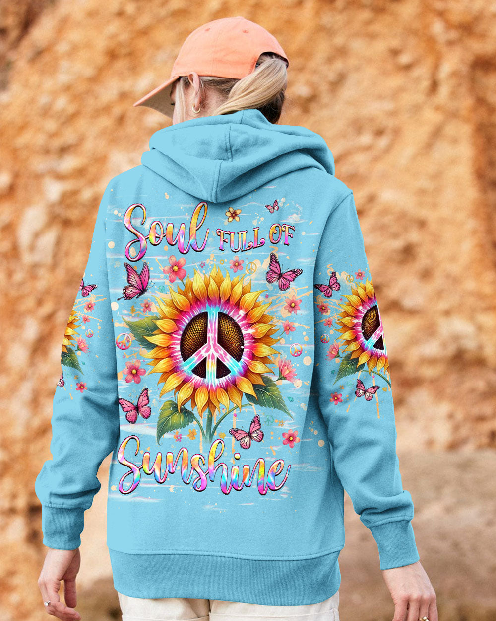 SOUL FULL OF SUNSHINE SUNFLOWER ALL OVER PRINT - YHHG1912243
