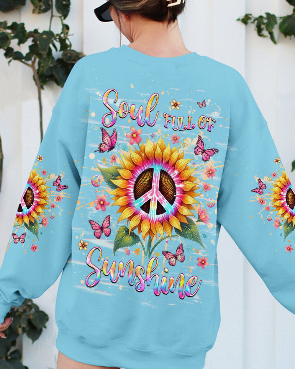 SOUL FULL OF SUNSHINE SUNFLOWER ALL OVER PRINT - YHHG1912243