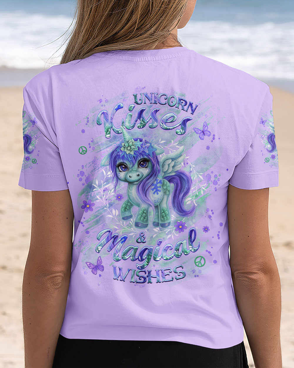 UNICORN KISSES MAGICAL WISHES ALL OVER PRINT - YHHG2108253