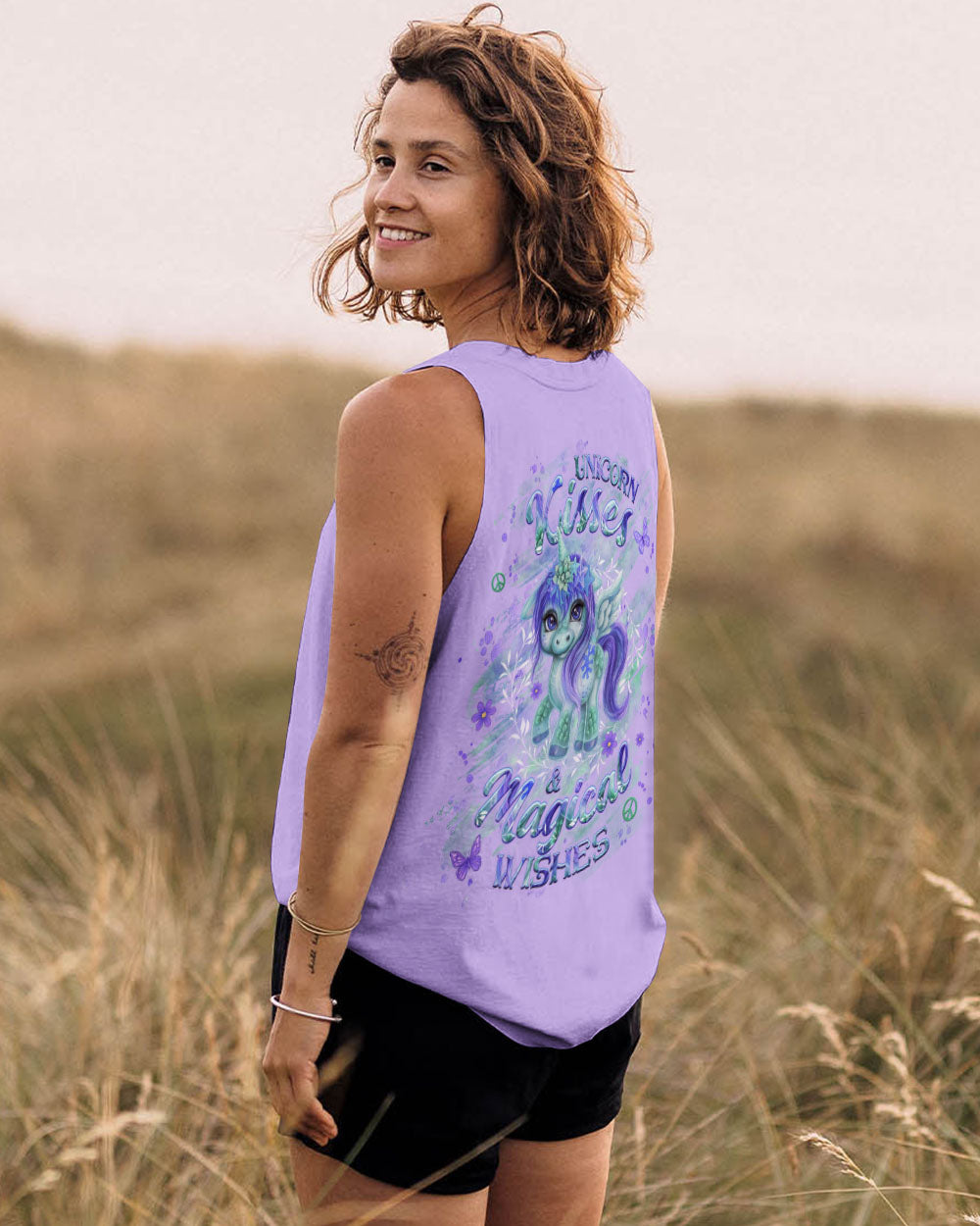 UNICORN KISSES MAGICAL WISHES ALL OVER PRINT - YHHG2108253