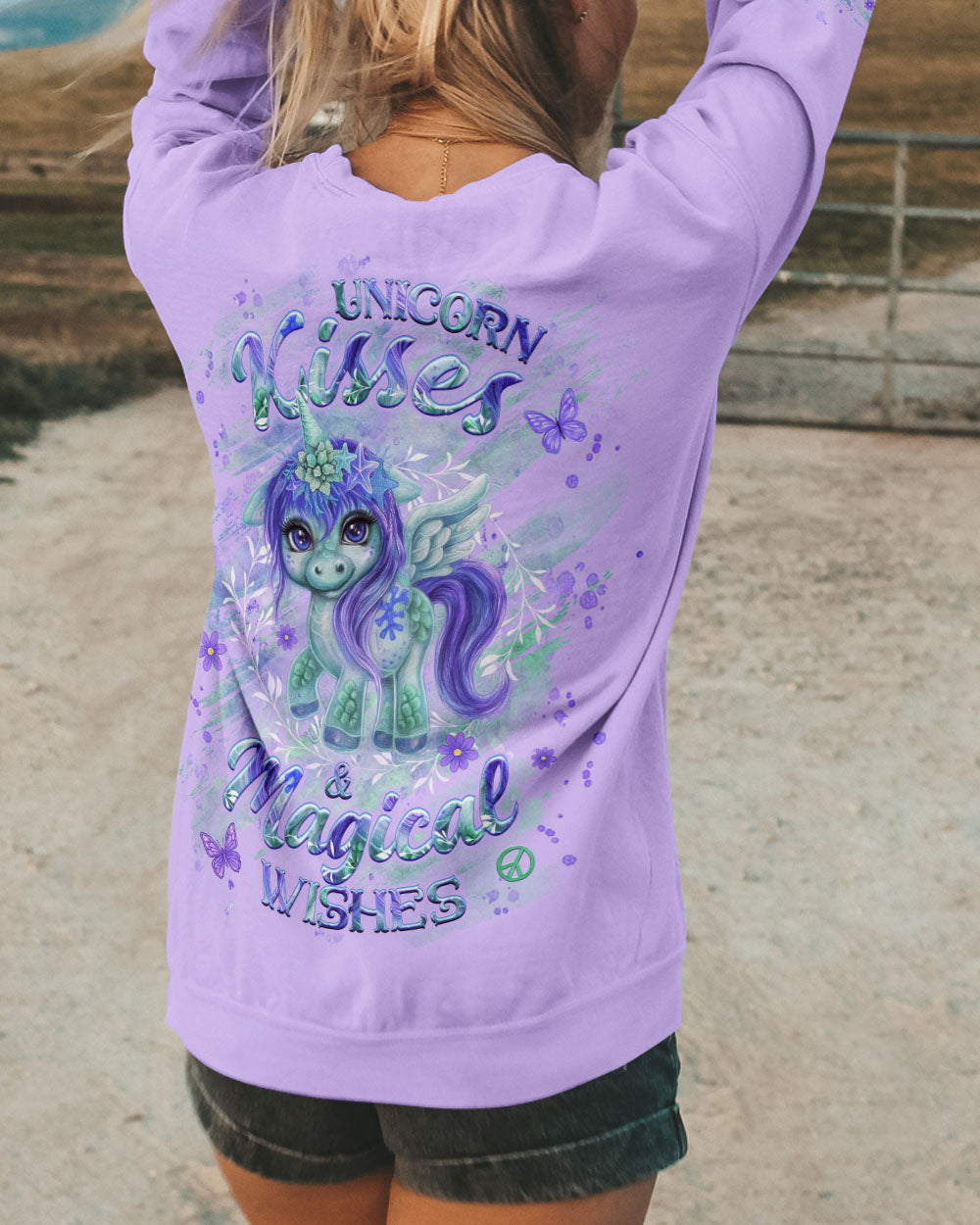UNICORN KISSES MAGICAL WISHES ALL OVER PRINT - YHHG2108253