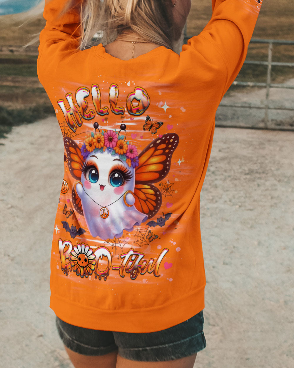 HELLO BOOTIFUL HALLOWEEN ALL OVER PRINT - YHHG2208252