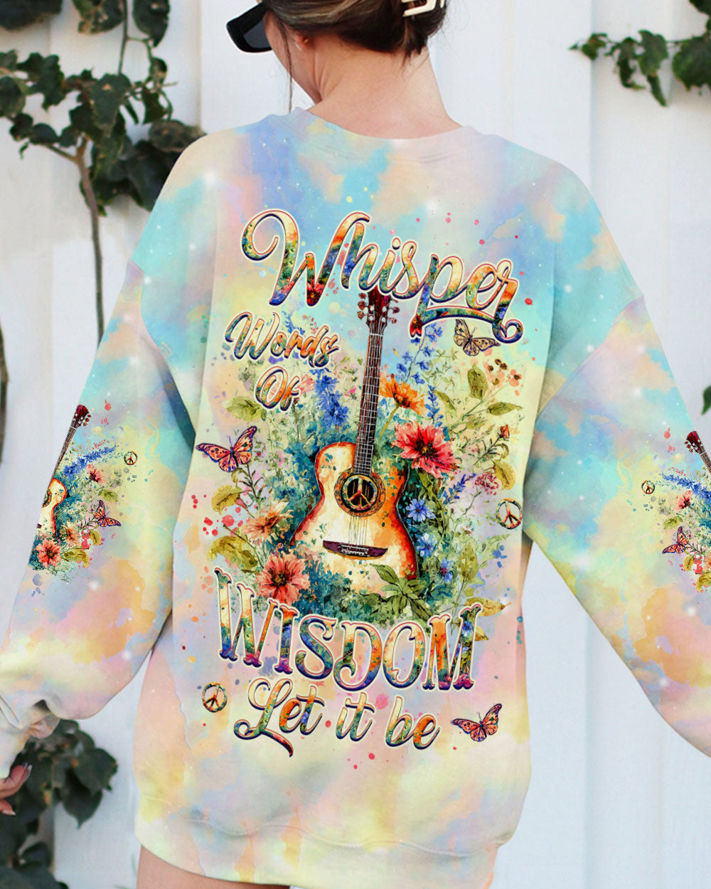 WHISPER WORDS OF WISDOM GUITAR ALL OVER PRINT - YHHG2209253