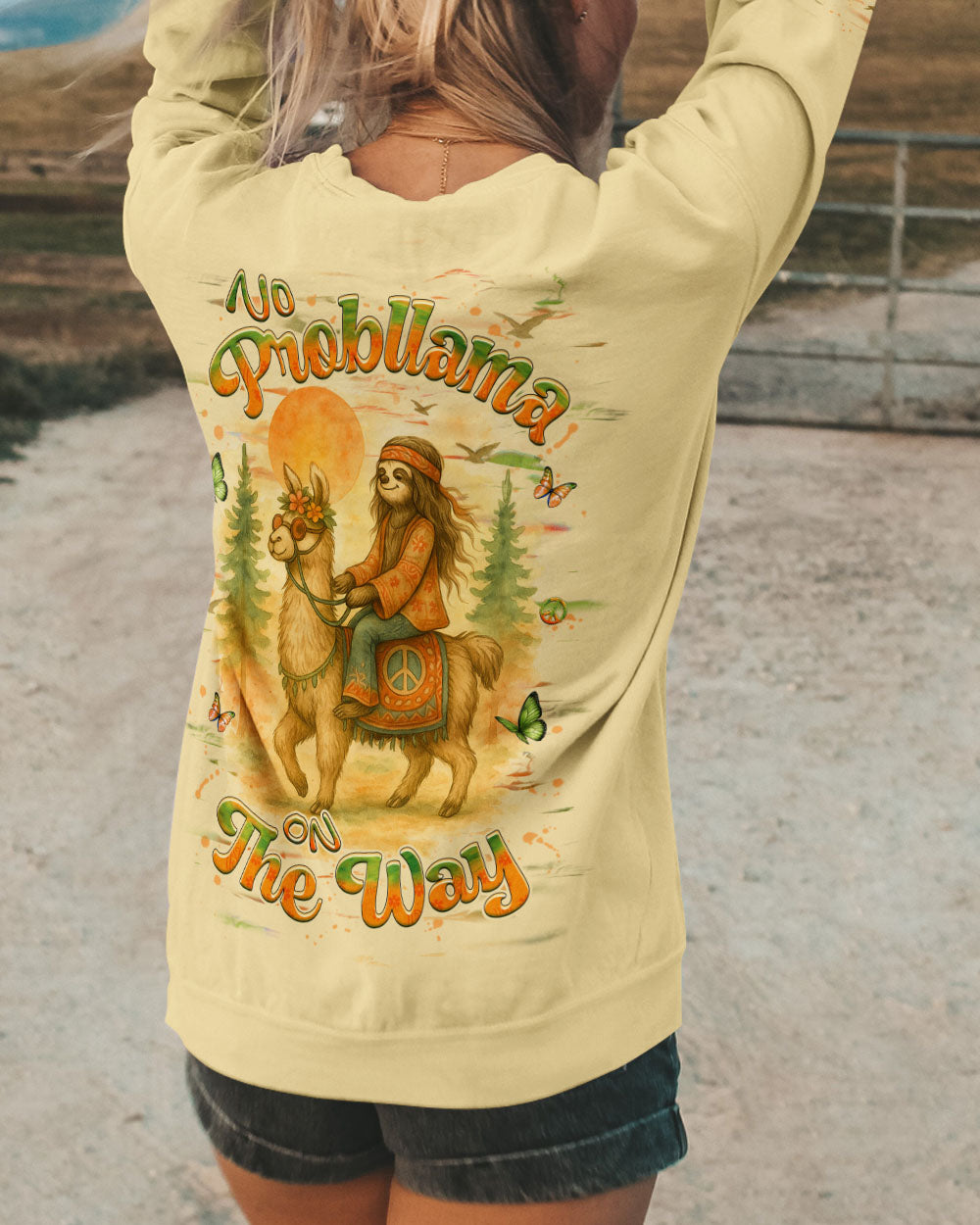 NO PROBLLAMA ON THE WAY ALL OVER PRINT - YHHG2306251