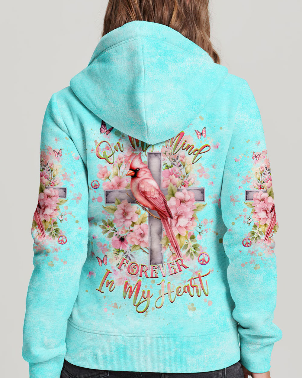 ALWAYS ON MY MIND FOREVER IN MY HEART ALL OVER PRINT SHIRT - YHHG2405243
