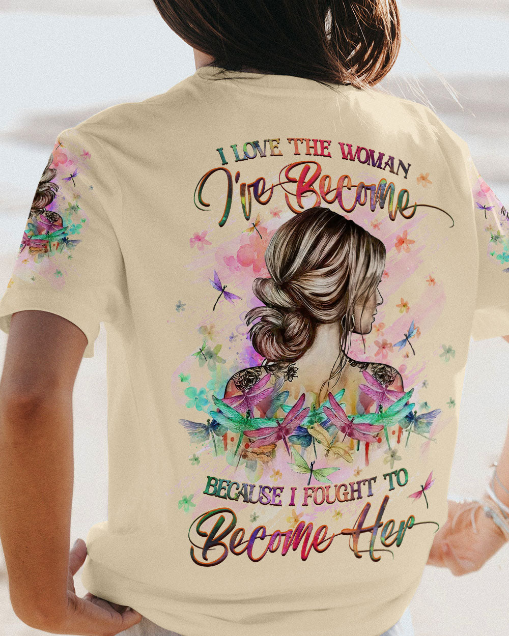I LOVE THE WOMAN I'VE BECOME ALL OVER PRINT - YHHG2707231